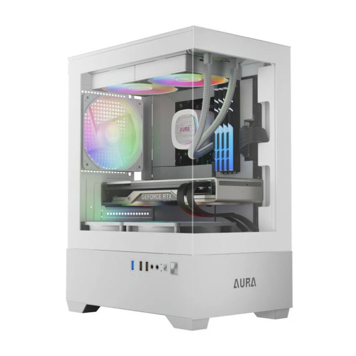 کیس کامپیوتر گیمینگ گیم دیاس مدل AURA GC9M WH